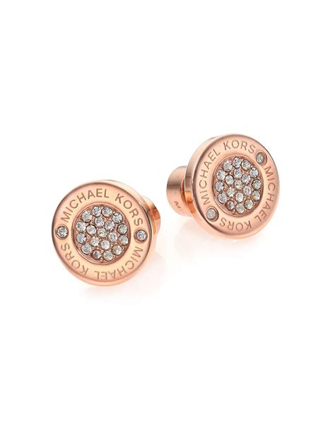 michael kors ohrringe roségold